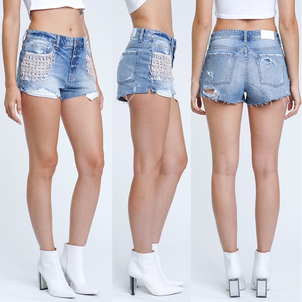 Pistola Denim Winston-Cristal Shorts
